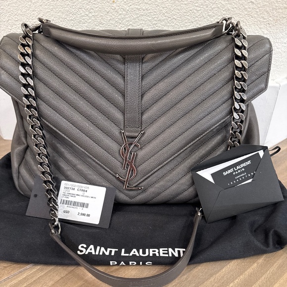 Saint Laurent College Large Flap! - Picture 10 of 11